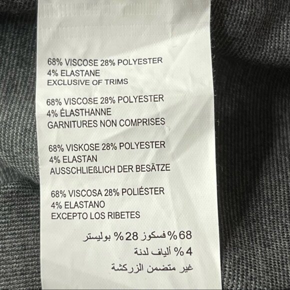 SIZE 3x Addition Elle Michel Studio Grey Short Sleeve Dress - Picture 4 of 6